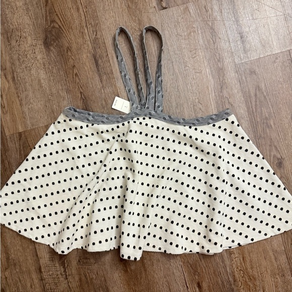 Anthropologie • Postmark • Jemma Polka Dot Jacquard Swing Halter Top - Picture 9 of 10